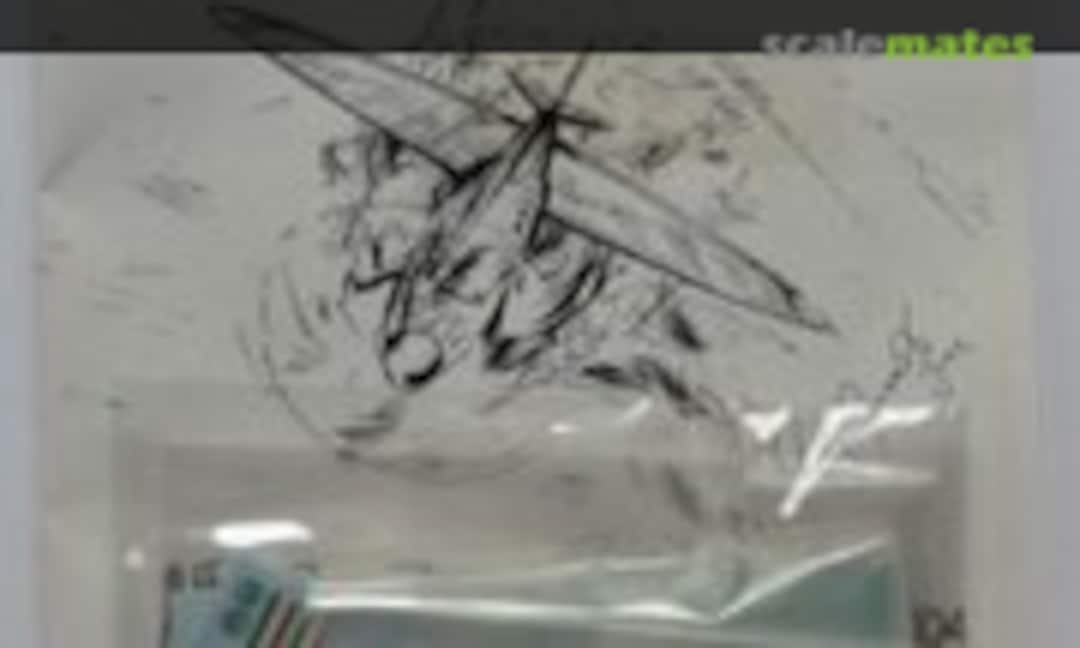 1:144 Piaggio Pegna PC-7 (Kami de Korokoro fighter-004) fighter-004