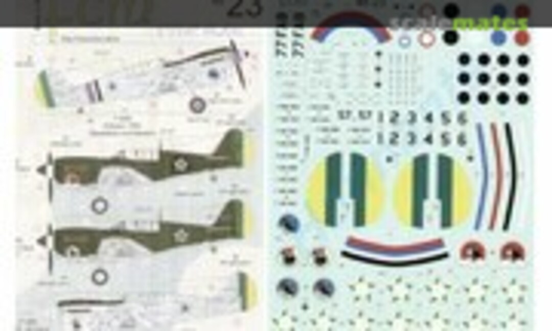 1:48 P-40 Warhawk 1/14 G.A.v. (FCM 48-23) 48-23