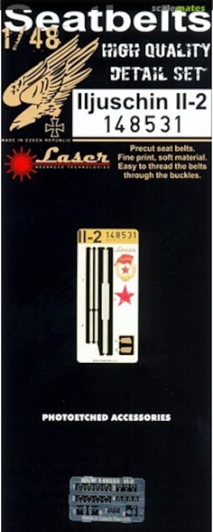 Boxart Iljuschin Il-2 - Seatbelts 148531 HGW Models Boxart Iljuschin Il-2 - Seatbelts 148531 HGW Models