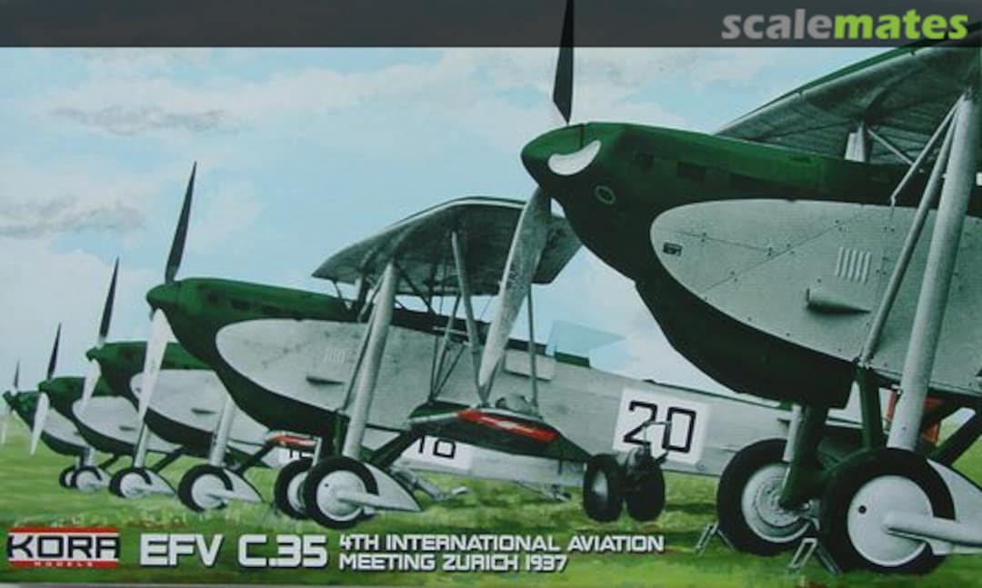 Boxart EKW C.35 4.International Aviation Meeting Zurich 1937 72203 Kora Models