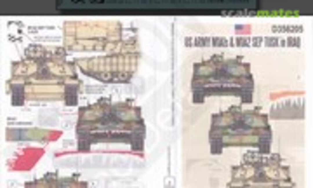 1:35 US Army M1A1s & M1A2 SEP TUSK in IRAQ (Echelon Fine Details D356205) D356205