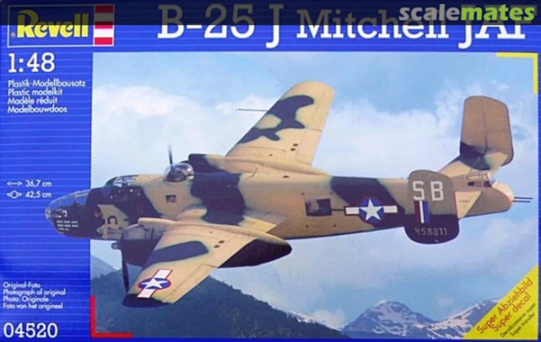 Boxart B-25 J Mitchell JAF 04520 Revell Boxart B-25 J Mitchell JAF 04520 Revell