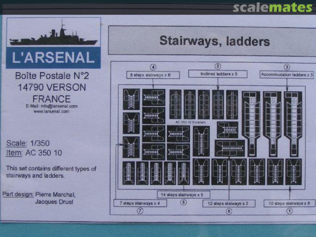 Boxart Niedergänge (Stairways, Ladders) AC 350 10 L'Arsenal Boxart Niedergänge (Stairways, Ladders) AC 350 10 L'Arsenal