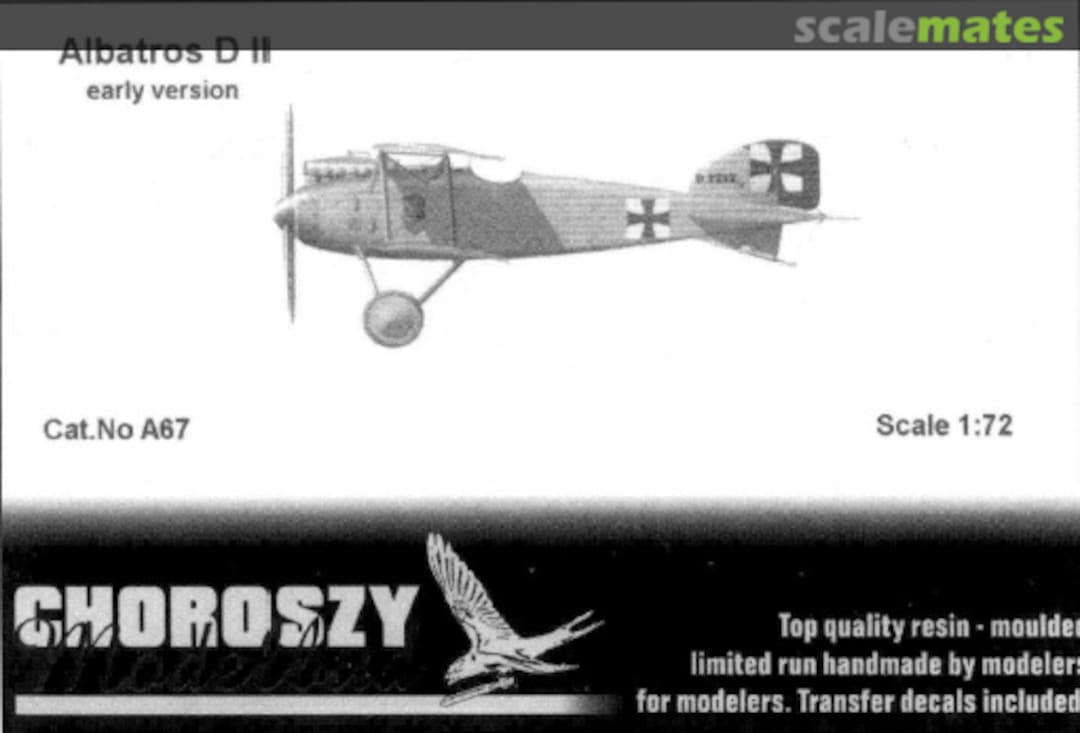 Boxart Albatros D II A67 Choroszy Modelbud Boxart Albatros D II A67 Choroszy Modelbud