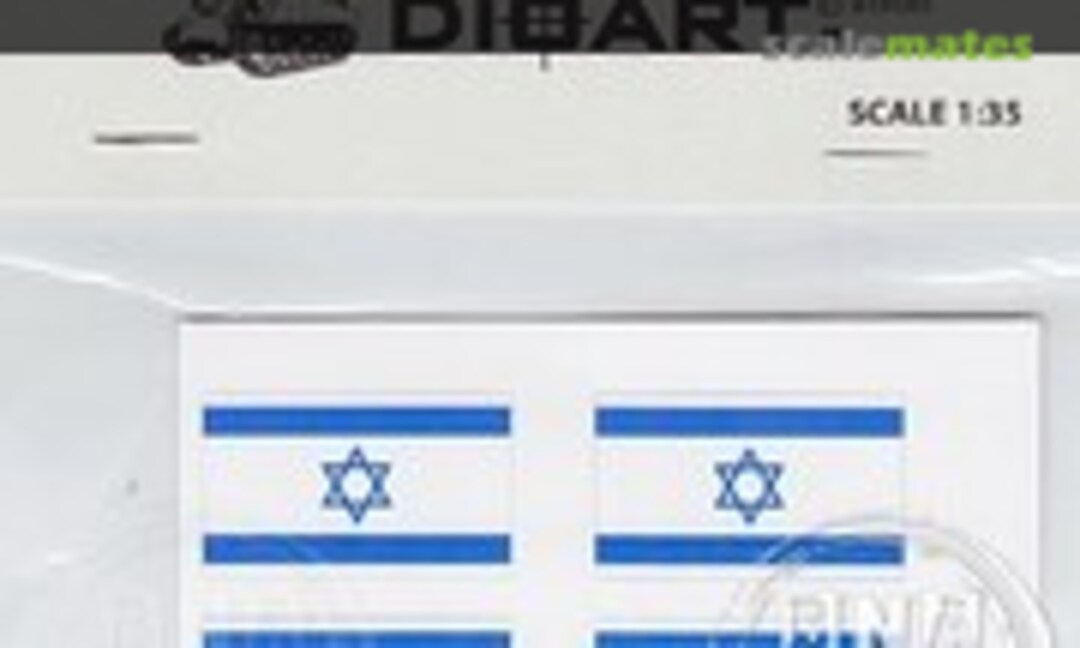 1:35 Modern - 8 Flags (Israel) (DioArt 048)