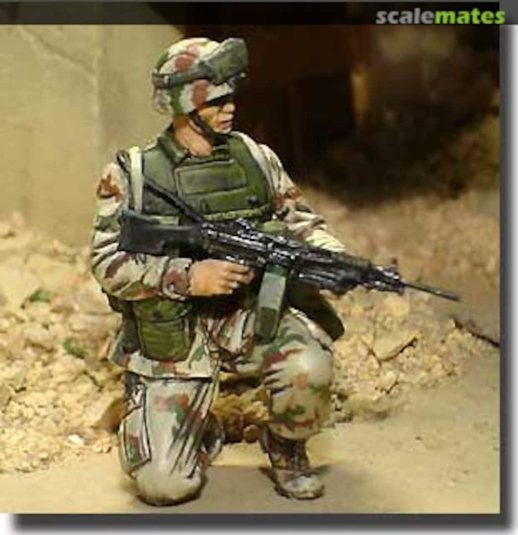 Boxart US Soldier with MINIMI OIF N°4 IRAQ 2004 BL35088F Blast Models Boxart US Soldier with MINIMI OIF N°4 IRAQ 2004 BL35088F Blast Models