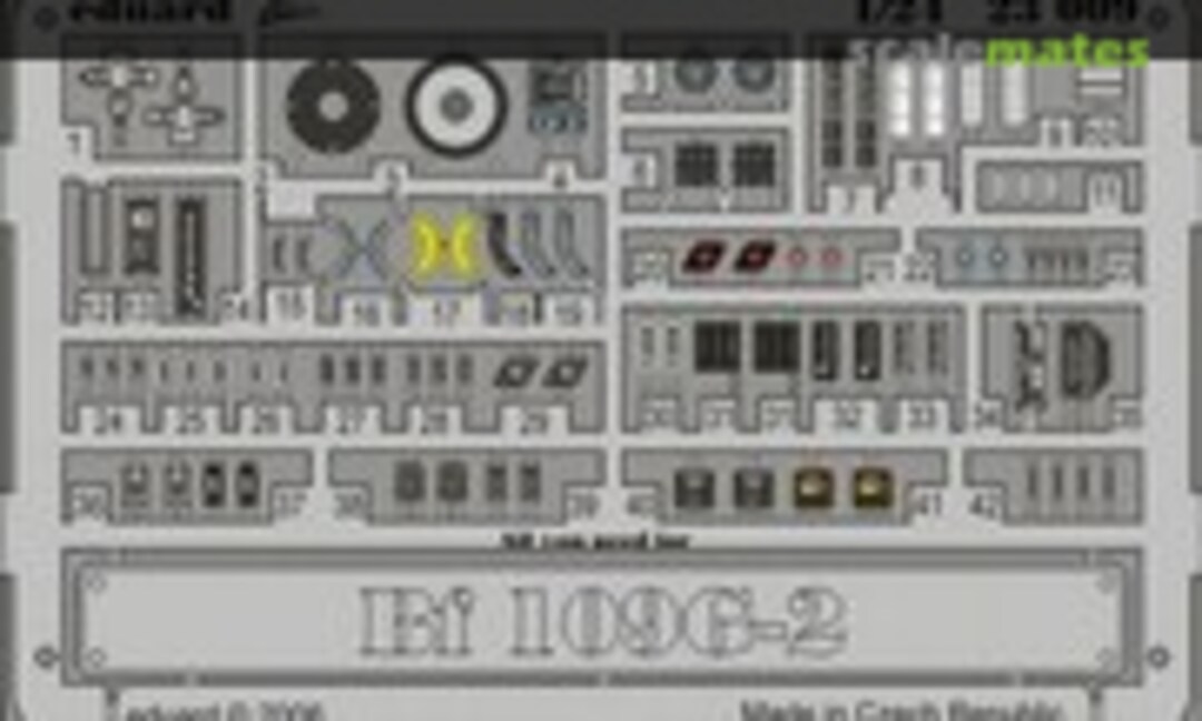 1:24 Bf 109 G-2 placards self adhesive (Eduard 23009) 23009