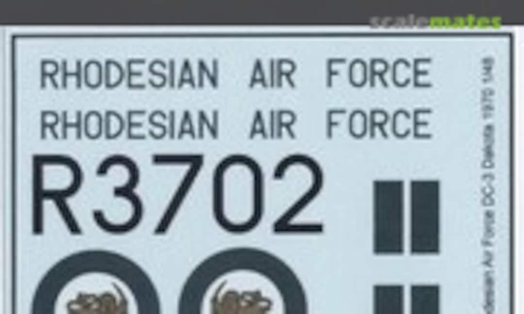 1:48 Rhodesian Air Force DC-3 Dakota (MAV Decals MAV-RZ4809) MAV-RZ4809
