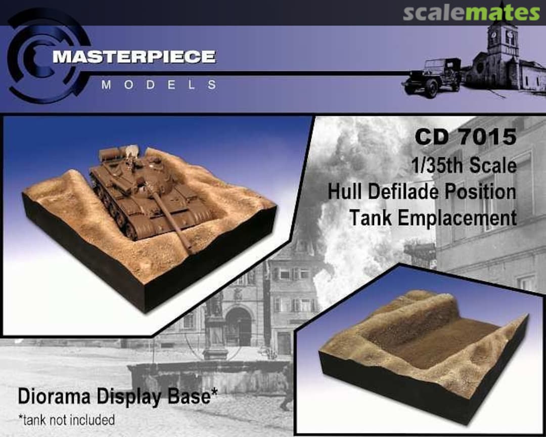 Boxart Hull Defilade Position Tank Base 1/35 CD7015 Masterpiece Models Boxart Hull Defilade Position Tank Base 1/35 CD7015 Masterpiece Models