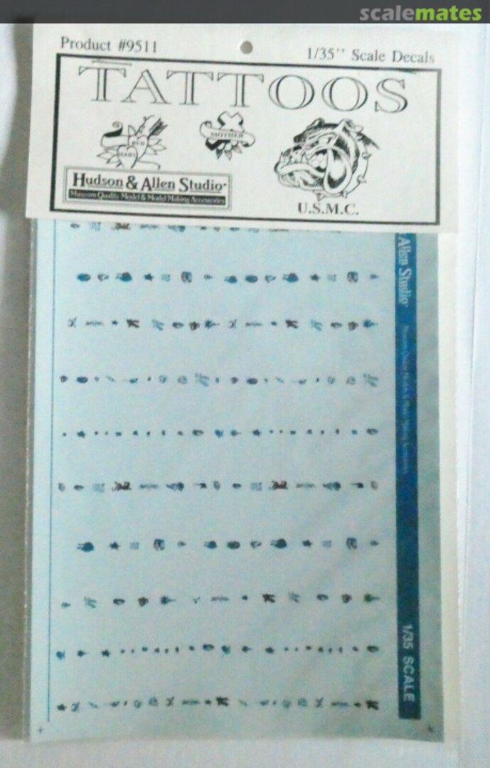 Boxart USMC Decals 9511 Hudson & Allen Studio Boxart USMC Decals 9511 Hudson & Allen Studio