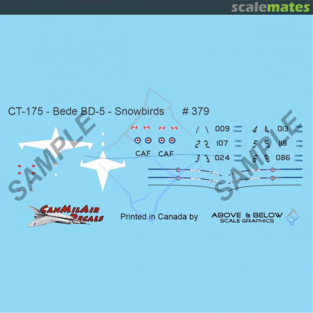 Boxart CT-175 - Bede BD-5 Micro 379 Above & Below Graphics