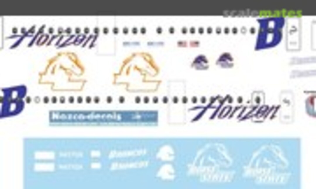 1:144 Dash-8 Boise State Broncos (Nazca decals D8-400-17) D8-400-17