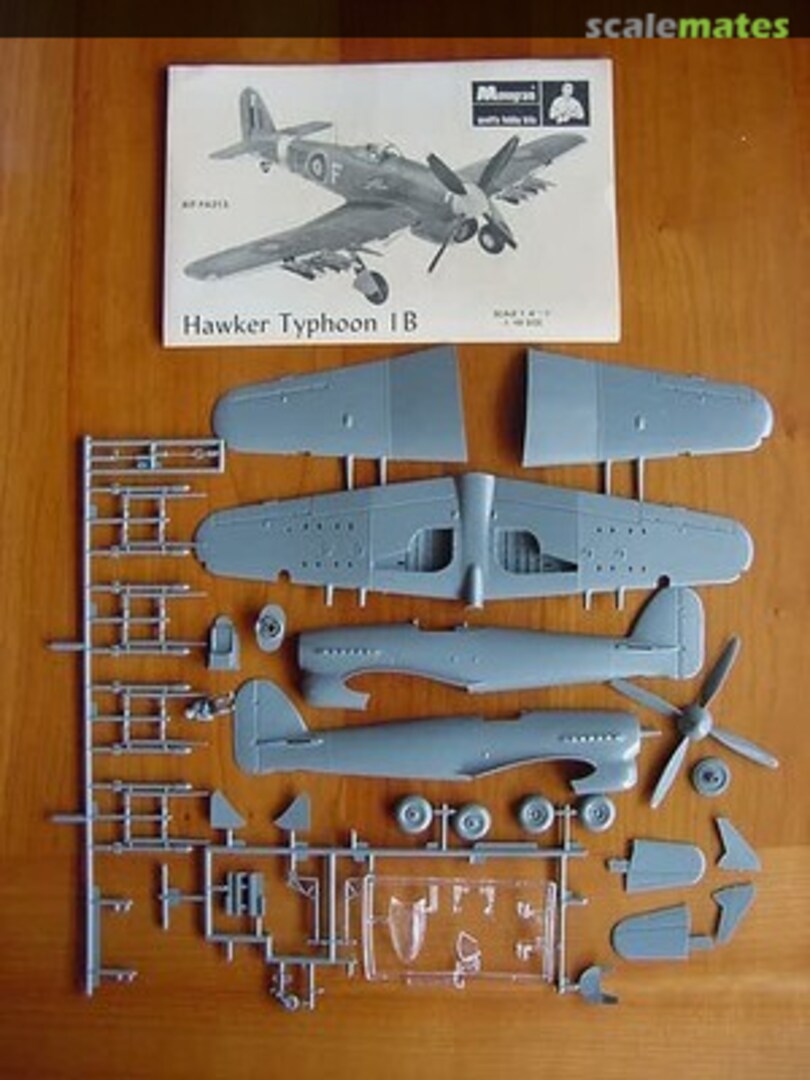 Contents Hawker Mk 1B Typhoon PA213 Monogram Contents Hawker Mk 1B Typhoon PA213 Monogram
