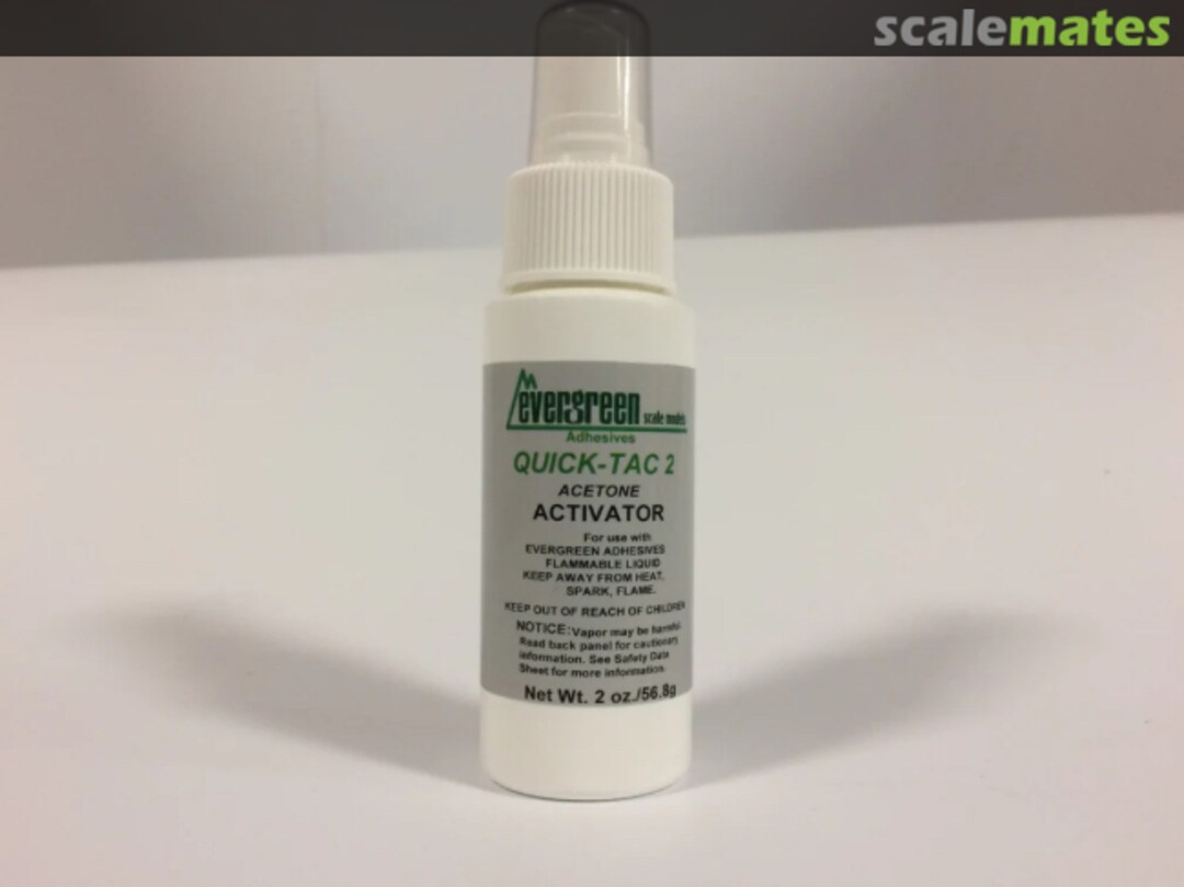 Boxart Quick-Tac 2 Acetone Activator 68 Evergreen Scale Models Boxart Quick-Tac 2 Acetone Activator 68 Evergreen Scale Models