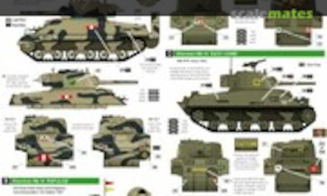 1:35 British Shermans in Italy (Bison Decals 35089) 35089