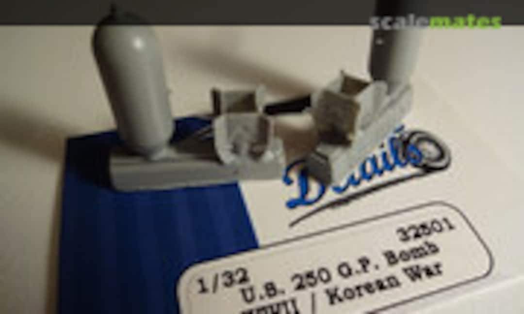 1:32 US 250lb G.P. Bomb WWII Korea (True Details 32501) 32501