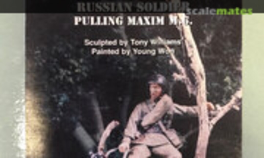 1:35 Russian Soldier pulling Maxim MG (Warriors 35193)