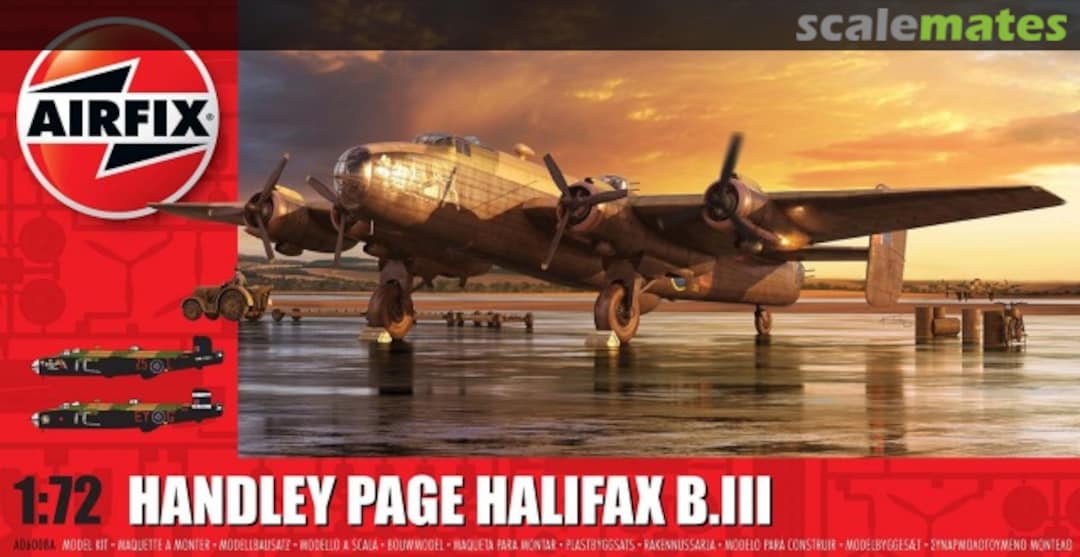 Boxart Handley Page Halifax B.III A06008A Airfix Boxart Handley Page Halifax B.III A06008A Airfix