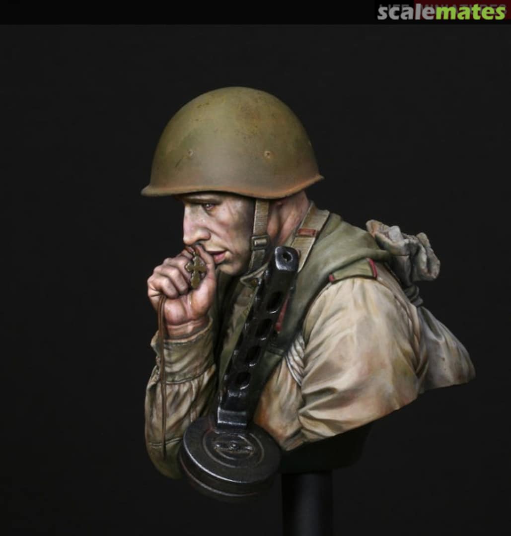 Boxart On the Edge of No Man's Land WW2 Young Red Army Infantryman July 1943 LM-B011 Life Miniatures