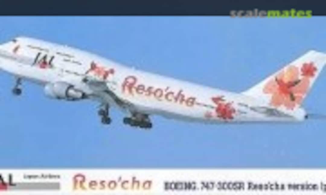 1:200 JAL Boeing 747-300SR Reso'cha version (pink) (Hasegawa 10620)