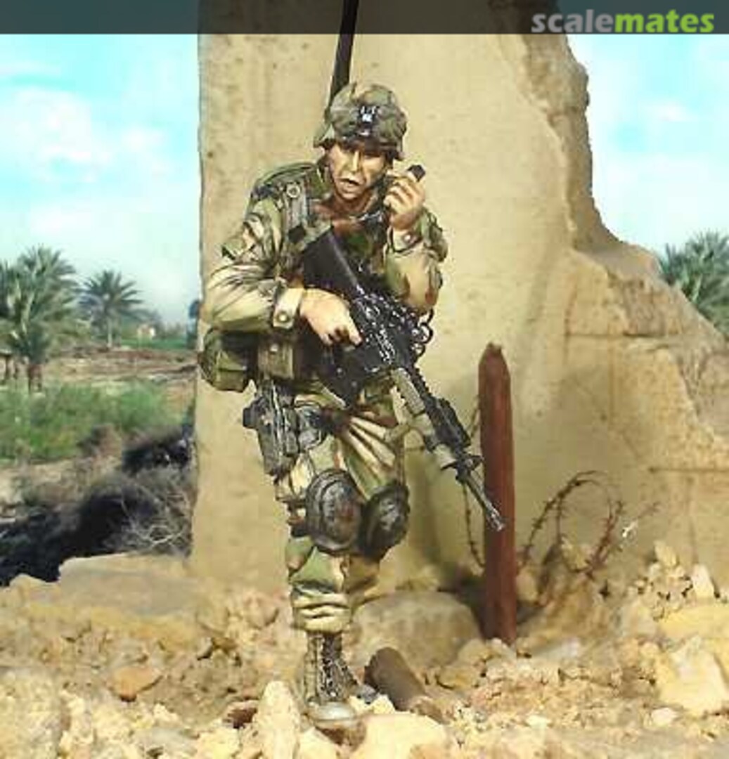 Boxart US OIF Soldier with RADIO BL35089F Blast Models Boxart US OIF Soldier with RADIO BL35089F Blast Models