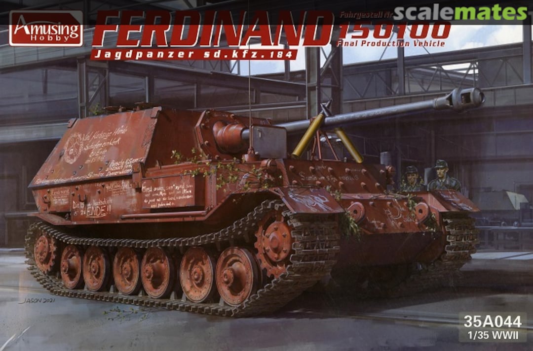 Boxart Ferdinand No 150100 35A044 Amusing Hobby Boxart Ferdinand No 150100 35A044 Amusing Hobby