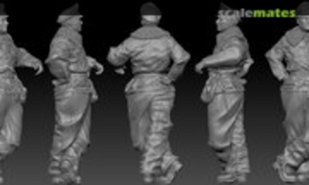 1:72 Luftwaffe pilot in heavy winter gear (AIMS 72F002) 72F002