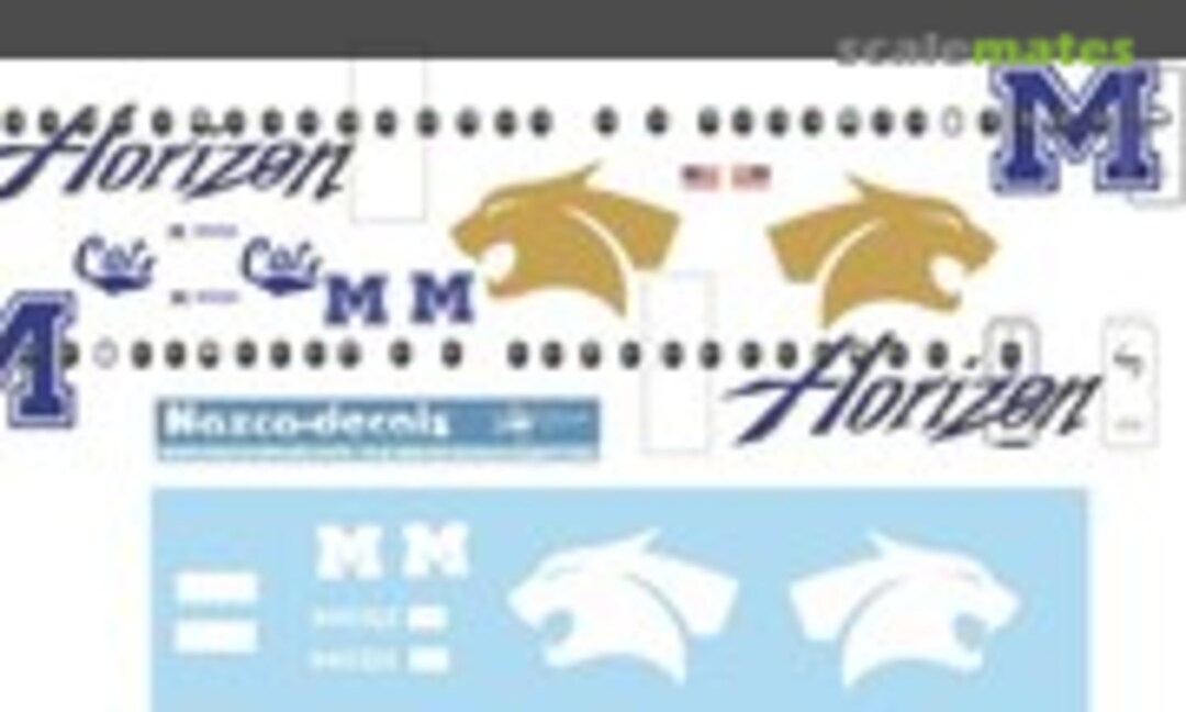 1:144 Dash-8 Montana Cats (Nazca decals D8-400-18) D8-400-18
