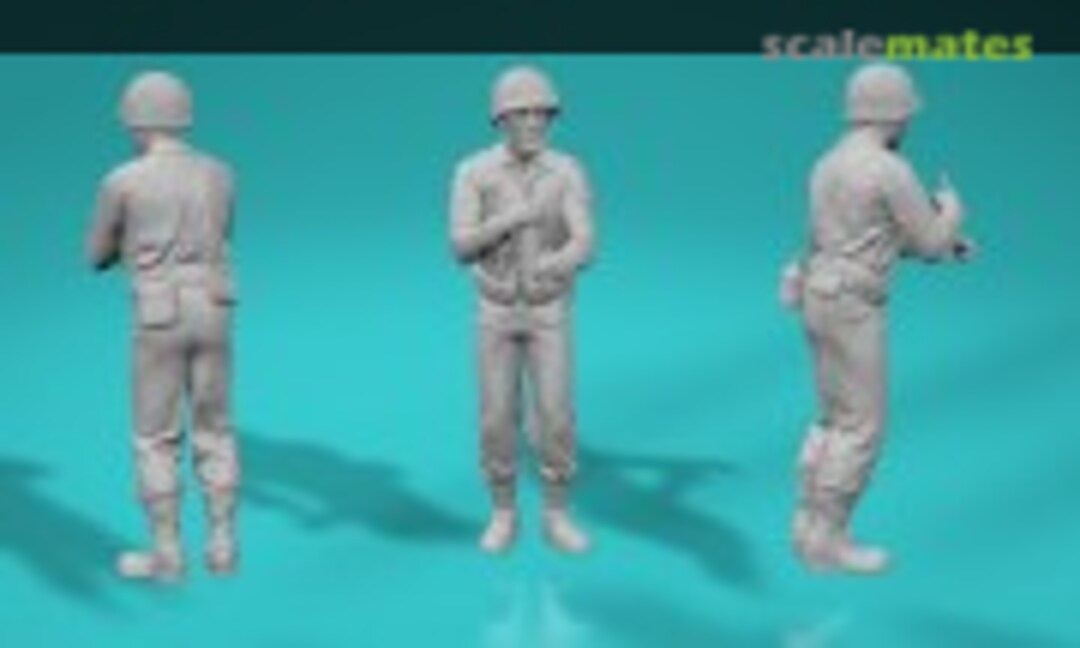 1:72 World War II Music - American Soldier - Pose No. 6 (EMP3d 99201201-72) 99201201-72