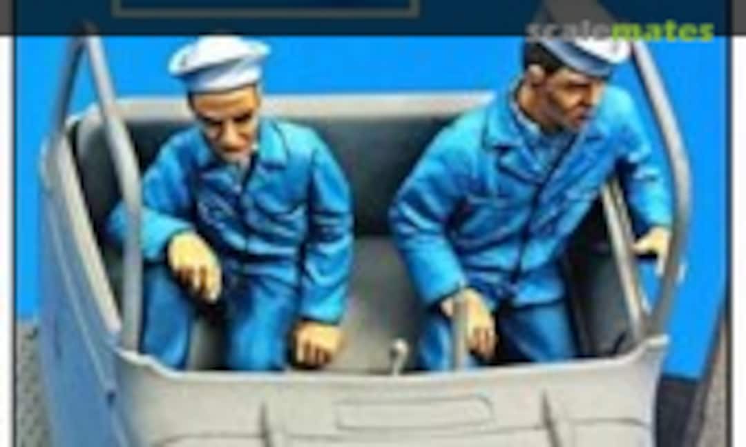 1:35 GMC/Chevy/Studebaker US Navy driver & passenger (U-Models UM 177)