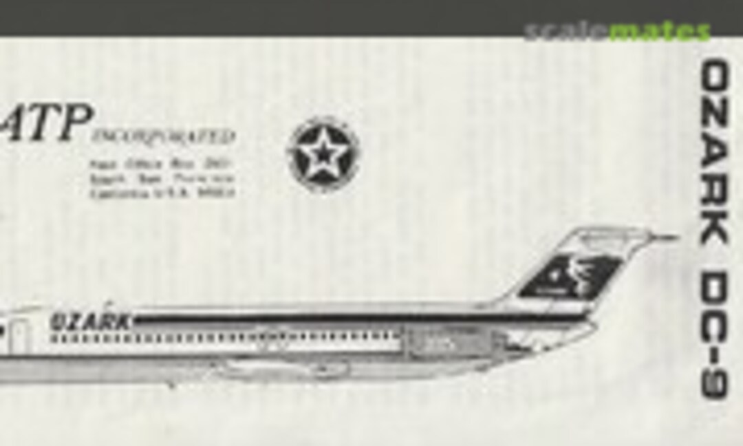 1:200 Ozark DC-9 (ATP Airliners America 200AD01) 200AD01