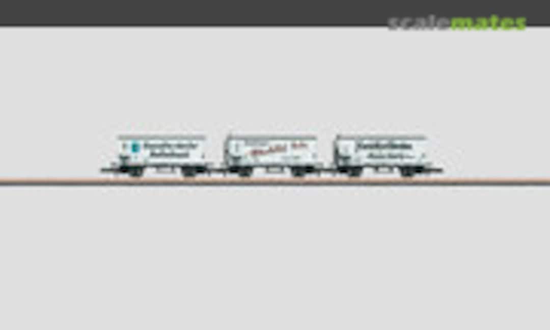 German 3pc beer car set, DB (Märklin 86395)