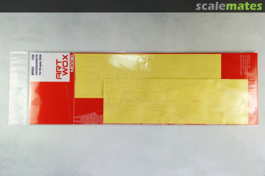Boxart Masking Sheet for German Battlecruiser Scharnhorst 1941 (for Dragon 1036) AM10010 ArtwoxModel Boxart Masking Sheet for German Battlecruiser Scharnhorst 1941 (for Dragon 1036) AM10010 ArtwoxModel