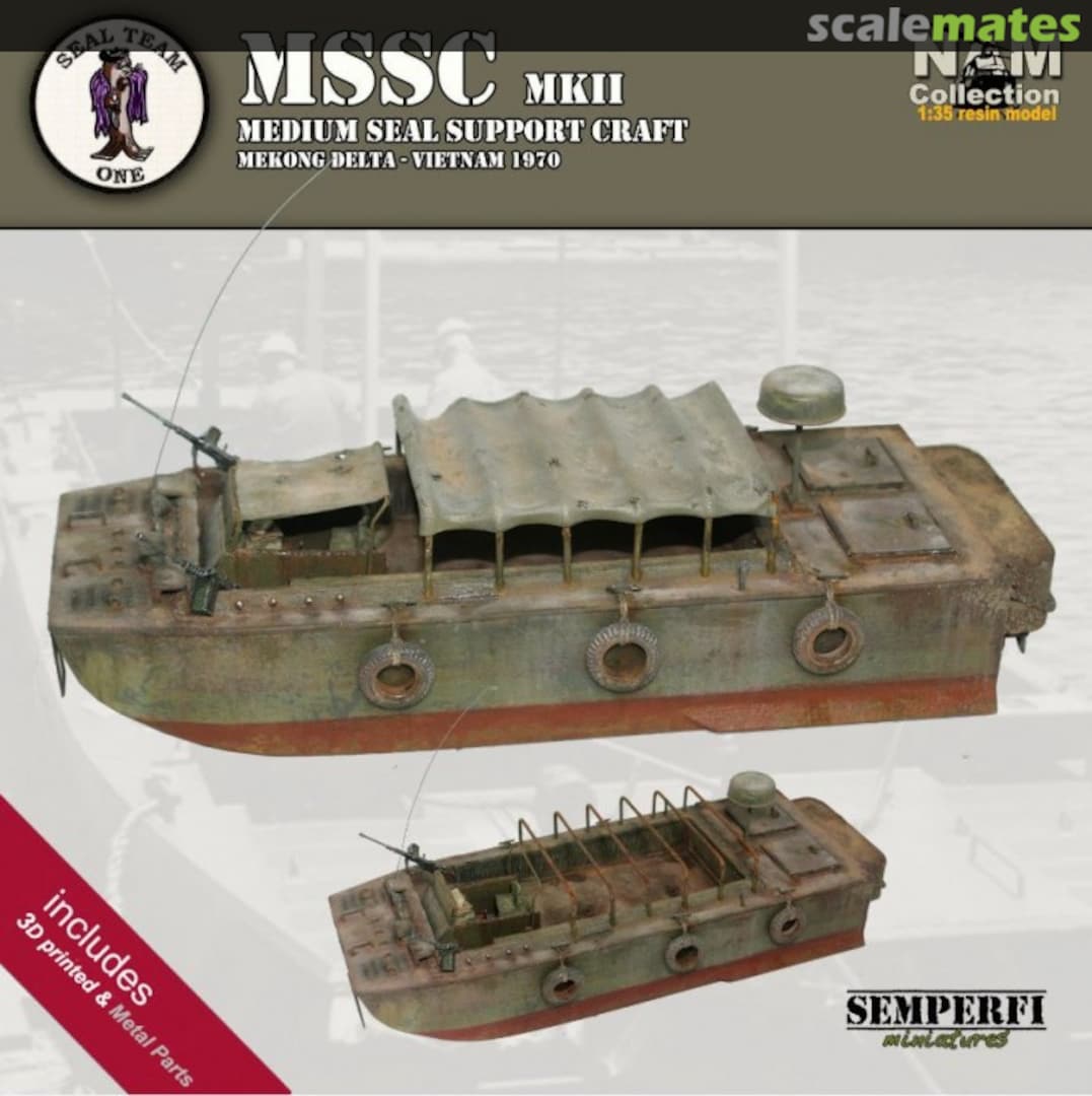 Boxart MSSC MKII Medium Seal Support Craft SFM_35004 'NAM Scale Models