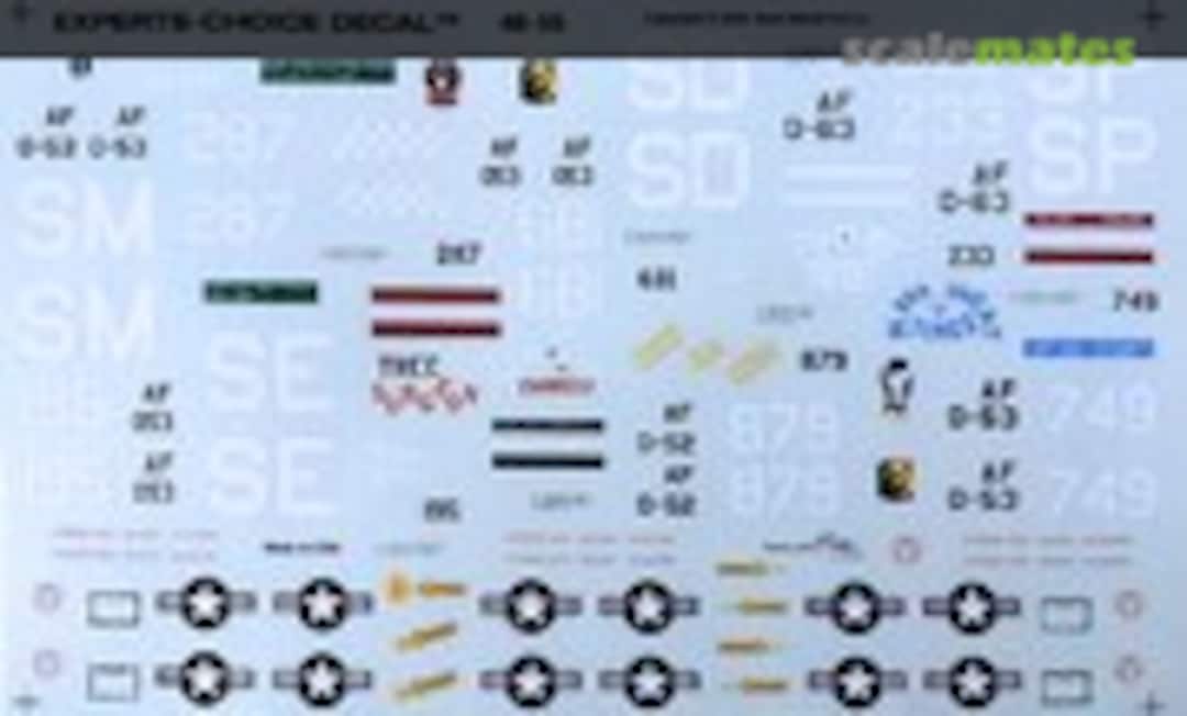 1:48 F-100D Super Sabres (Experts-Choice Decal 48-55) 48-55
