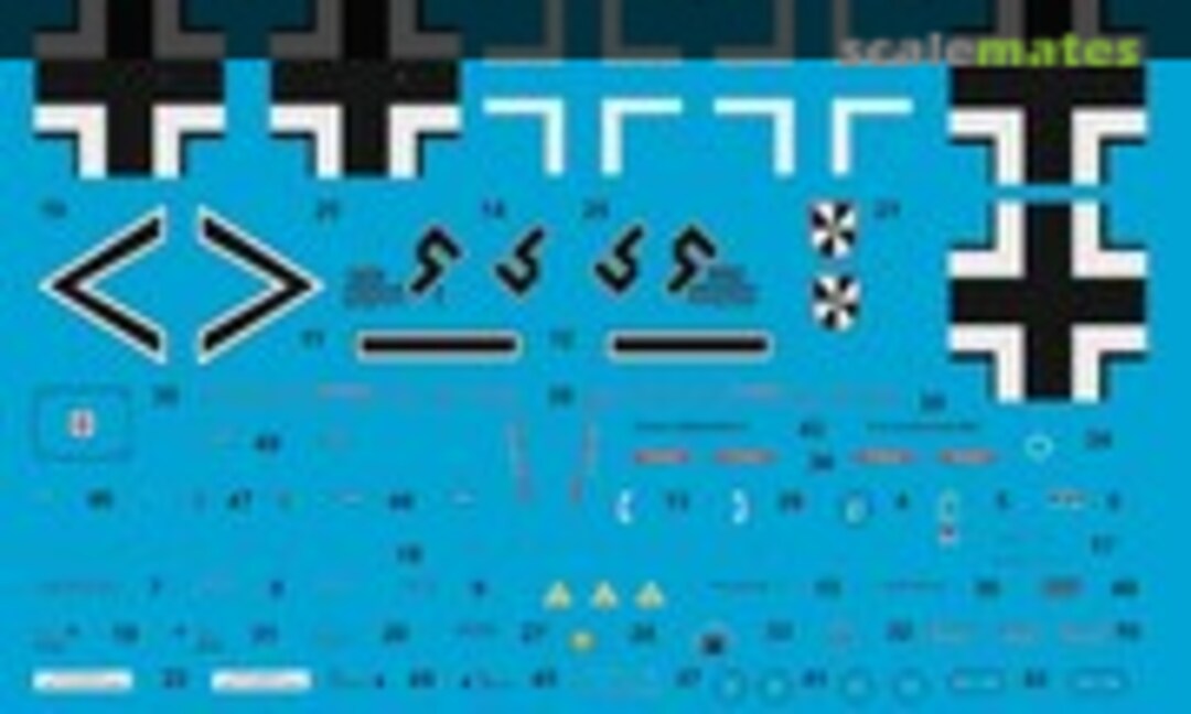 1:24 Me 109 E-4 Oberleutnant Franz von Werra (Peddinghaus-Decals EP 3182) EP 3182