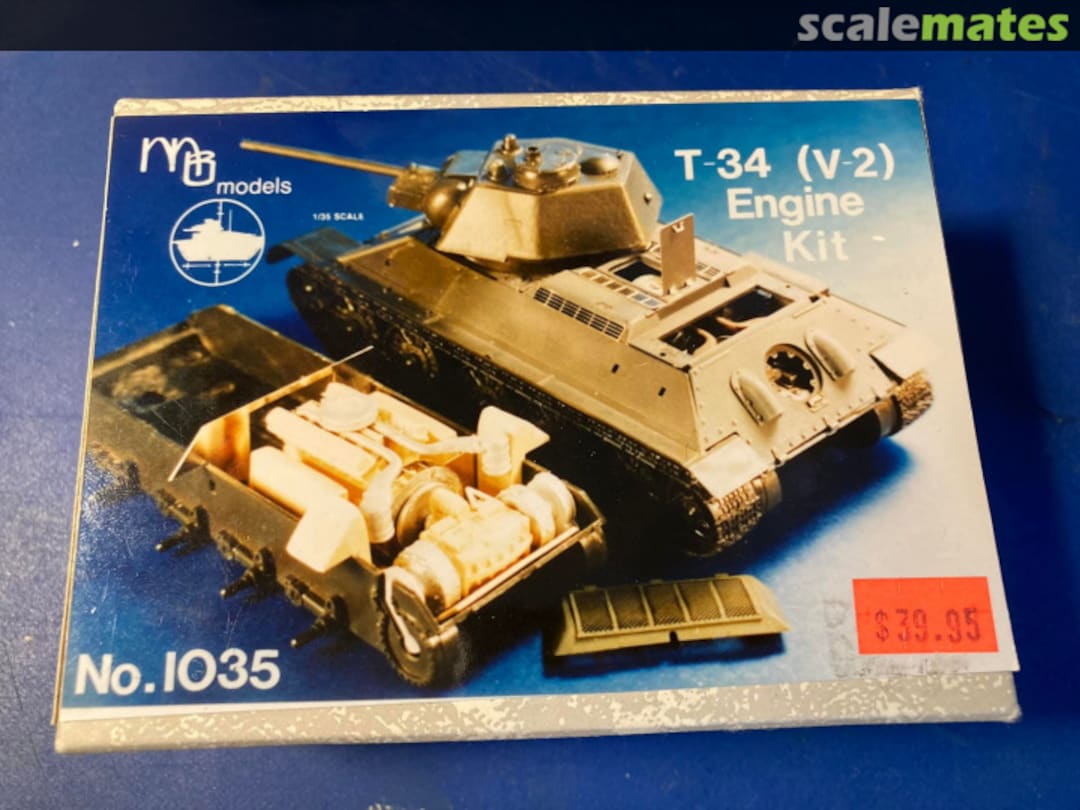 Boxart T-34 ENGINE KIT 1035 MB Models Boxart T-34 ENGINE KIT 1035 MB Models