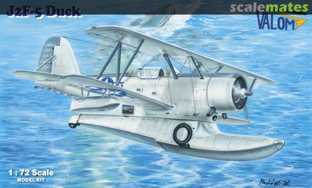 Boxart Grumman J2F-5 Duck Coast Guard 72163 Valom Boxart Grumman J2F-5 Duck Coast Guard 72163 Valom