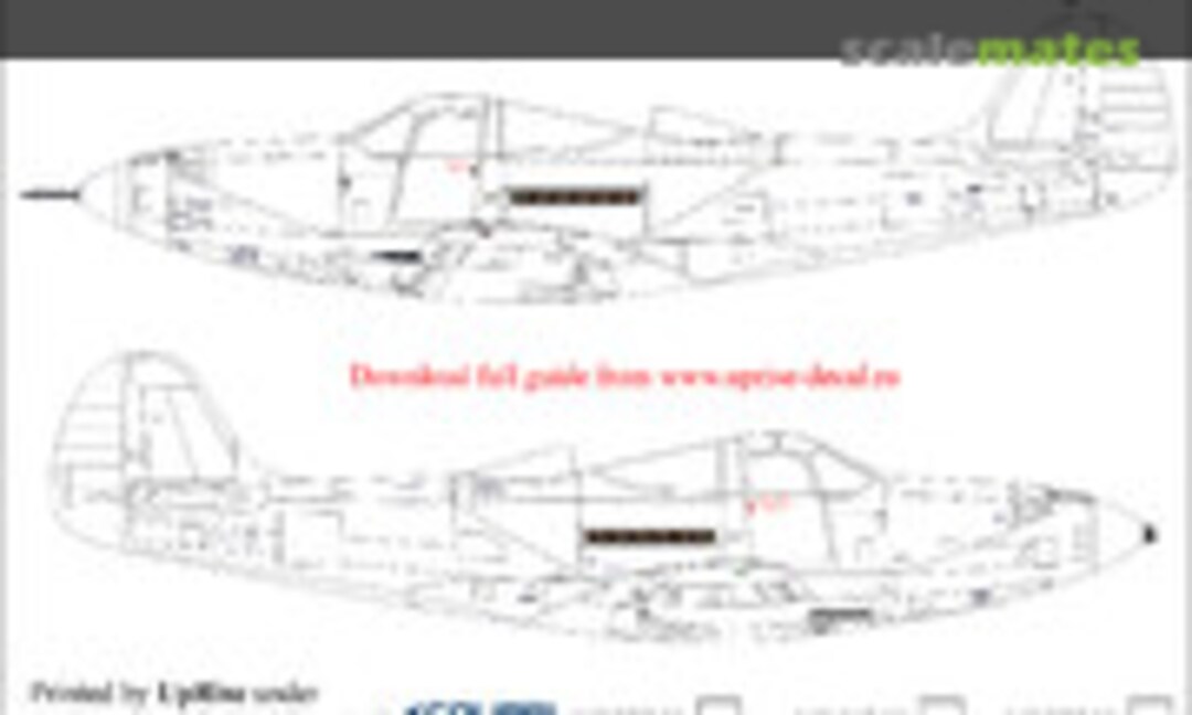 1:48 P-39 Airacobra stencils + insignia, FFA (removable film) (UpRise Decal UR48240) UR48240