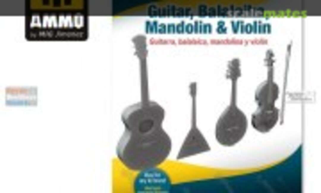 1:35 Guitar, Balalaika, Mandolin & Violin (Ammo by Mig Jimenez A.MIG-8905) A.MIG-8905