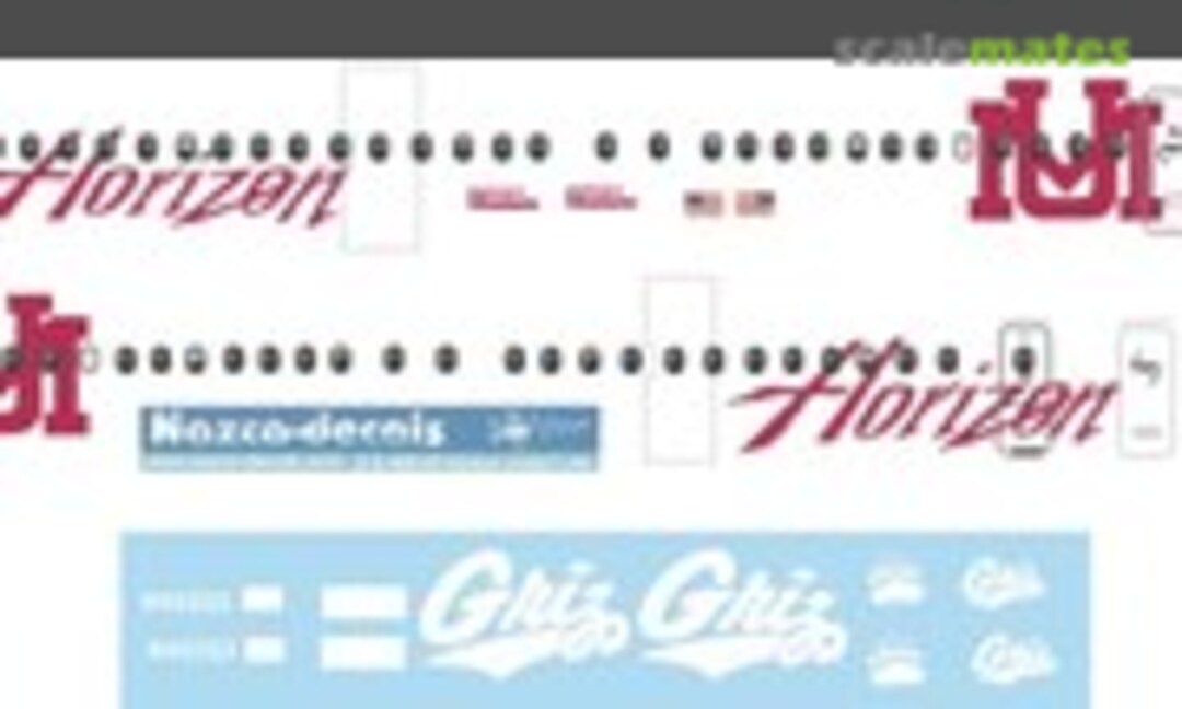 1:144 Dash-8 Montana Grizzlies (Nazca decals D8-400-19) D8-400-19