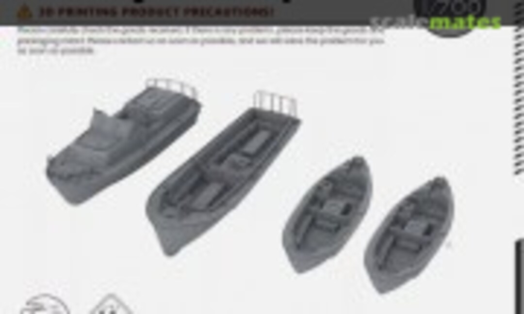 1:700 U.S. Navy Detail Up Yawl (Yao's Studio/ 老姚手工坊 LY700212) LY700212