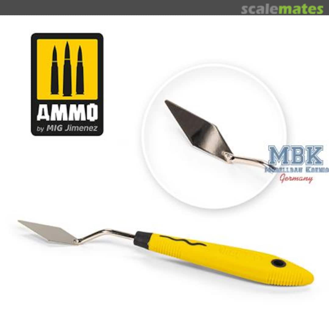 Boxart Diamond Shape Palette Knife AMIG8682 Ammo by Mig Jimenez Boxart Diamond Shape Palette Knife AMIG8682 Ammo by Mig Jimenez