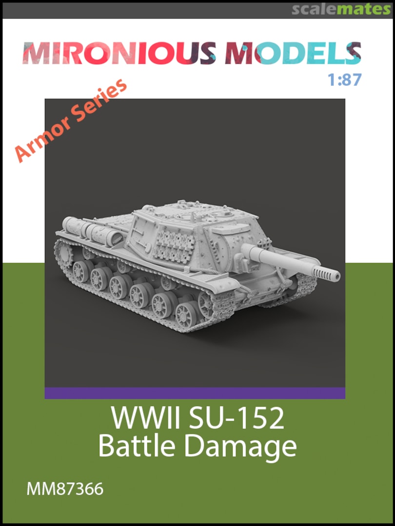 Boxart WWII SU-152 Battle Damage MM87366 Mironious Models Boxart WWII SU-152 Battle Damage MM87366 Mironious Models