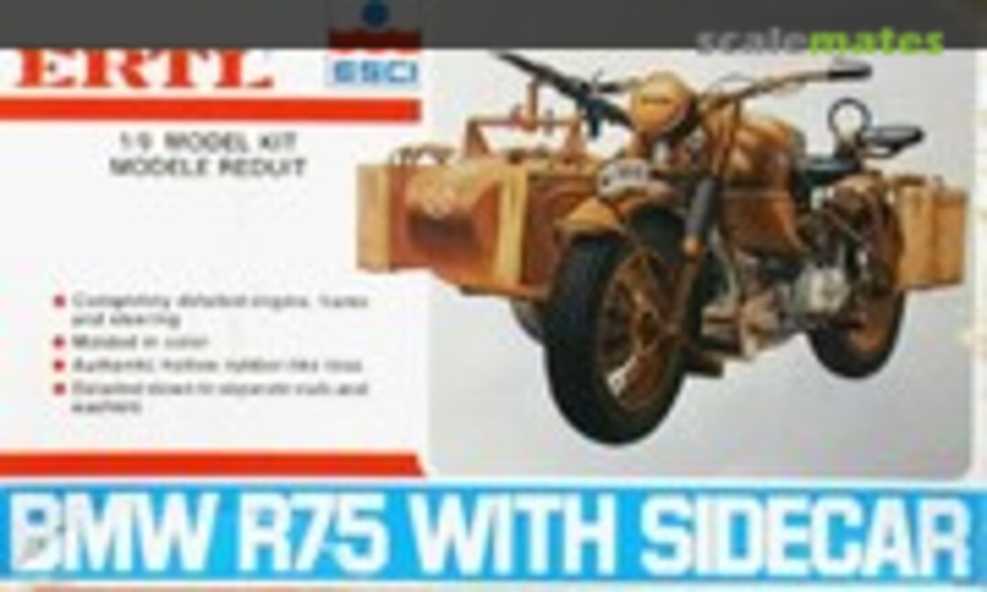 1:9 BMW R75 with Sidecar (ERTL 8290)