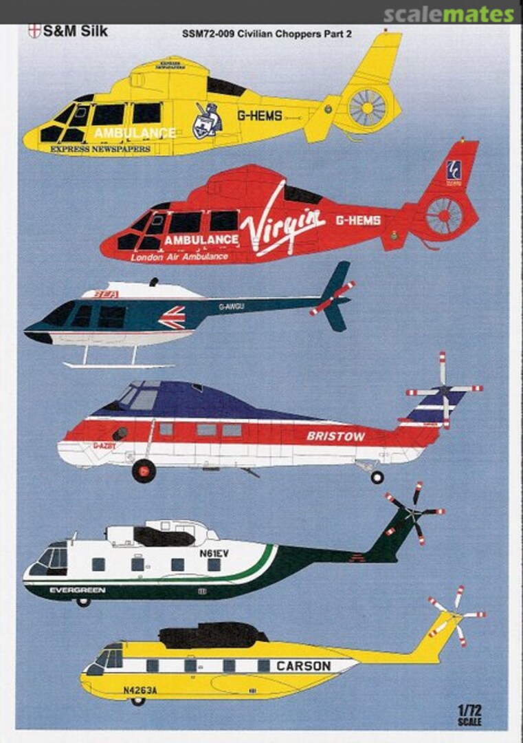 Boxart Civilian Choppers part 2 SSM72-009 S&M Silk Boxart Civilian Choppers part 2 SSM72-009 S&M Silk