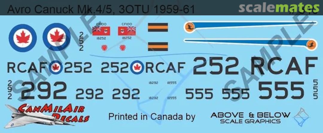 Boxart Avro CF-100 Canuck Mk. 4/5 - 3(F)OTU (1959-61) 640 Above & Below Graphics Boxart Avro CF-100 Canuck Mk. 4/5 - 3(F)OTU (1959-61) 640 Above & Below Graphics