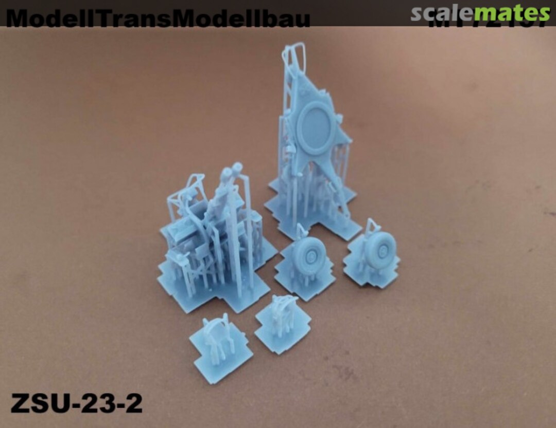 Boxart ZSU-23-2 AA Gun MT72157 Modell Trans Modellbau Boxart ZSU-23-2 AA Gun MT72157 Modell Trans Modellbau