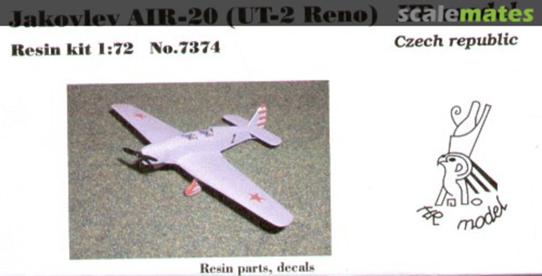 Boxart Jakovlev AIR-20 (UT-2 Reno) 7374 HR Model Boxart Jakovlev AIR-20 (UT-2 Reno) 7374 HR Model