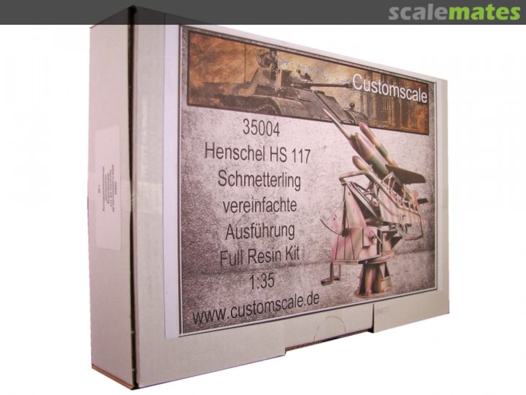 Boxart HS 117 Schmetterling Flakrakete sp 35004 Custom-Scale Boxart HS 117 Schmetterling Flakrakete sp 35004 Custom-Scale